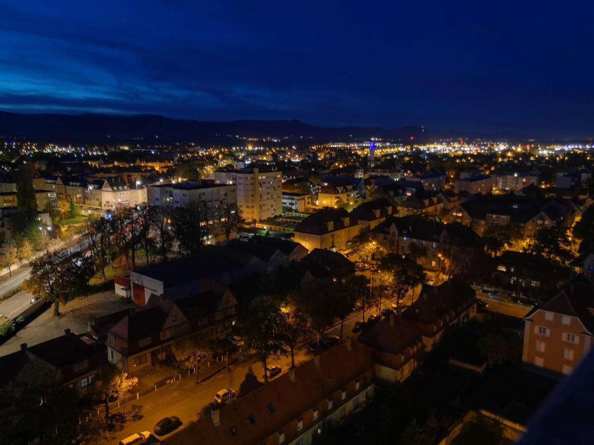 Bel Appartement Avec Vue Splendide Sur Toute La Ville De Colmar - Parking Gratuit Exterior photo