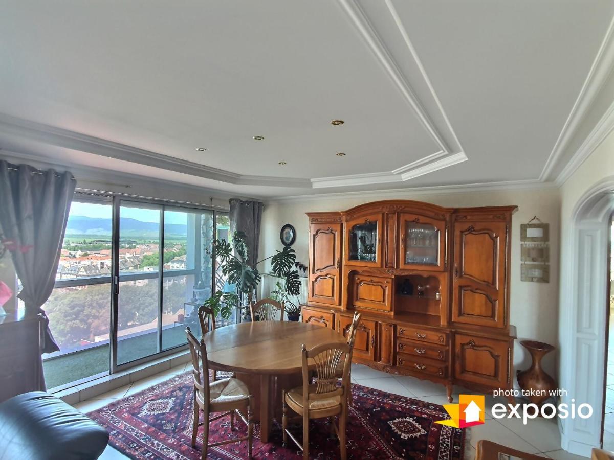 Bel Appartement Avec Vue Splendide Sur Toute La Ville De Colmar - Parking Gratuit Exterior photo